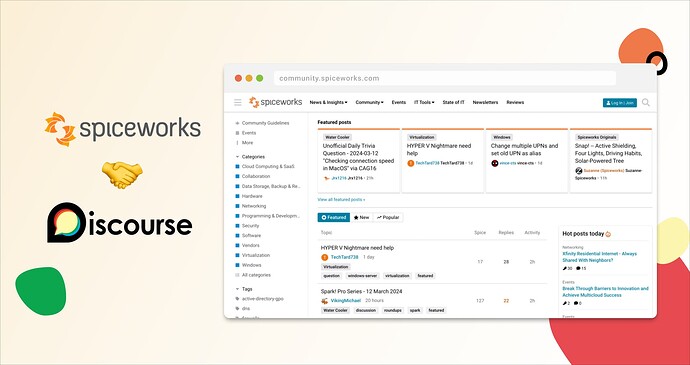 A Warm Welcome to Spiceworks!